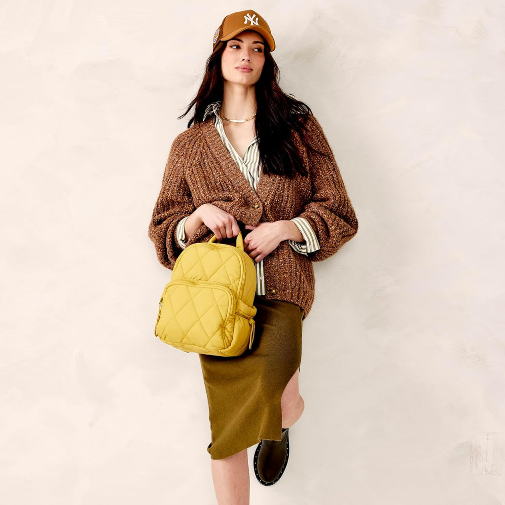 Small Banbury Backpack, Golden Olive, Nylon C9350