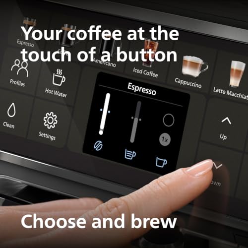 Fully Automatic Espresso Machine, Black Chrome I877