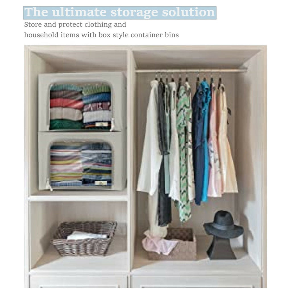 Stackable Clothes & Blanket Storage Bags (2-Pack) W524