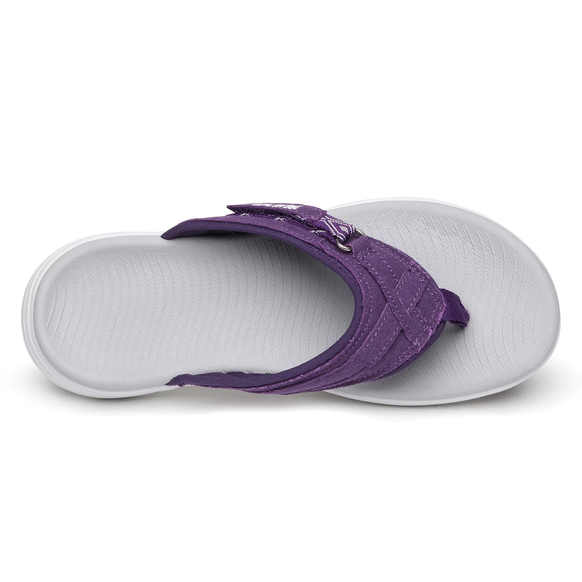 Women's Arch Support Soft Cushion Flip Flops Thong Sandals Slippers PURPLE Size 6 J73898