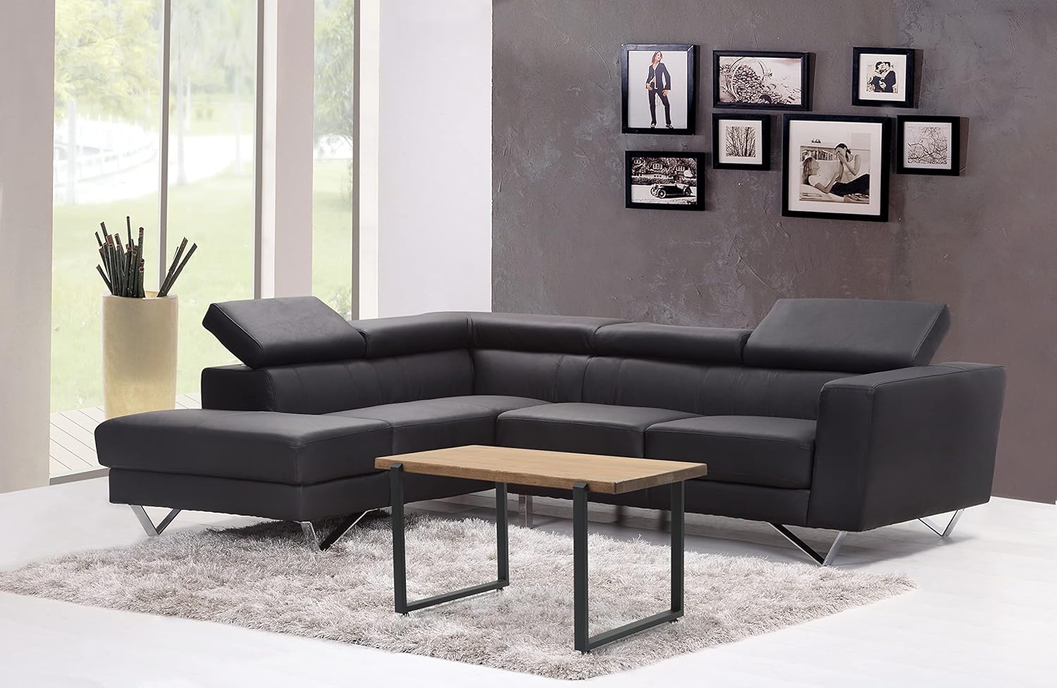 39'' Live Edge Solid Wood Rustic Coffee Table N237