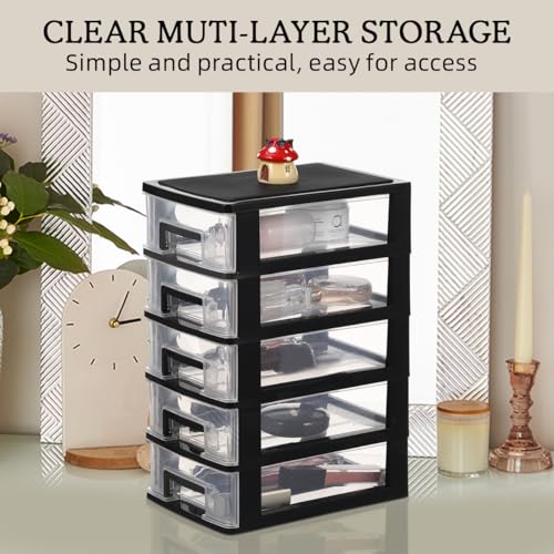 4 Drawer Plastic Desk Organizer V340