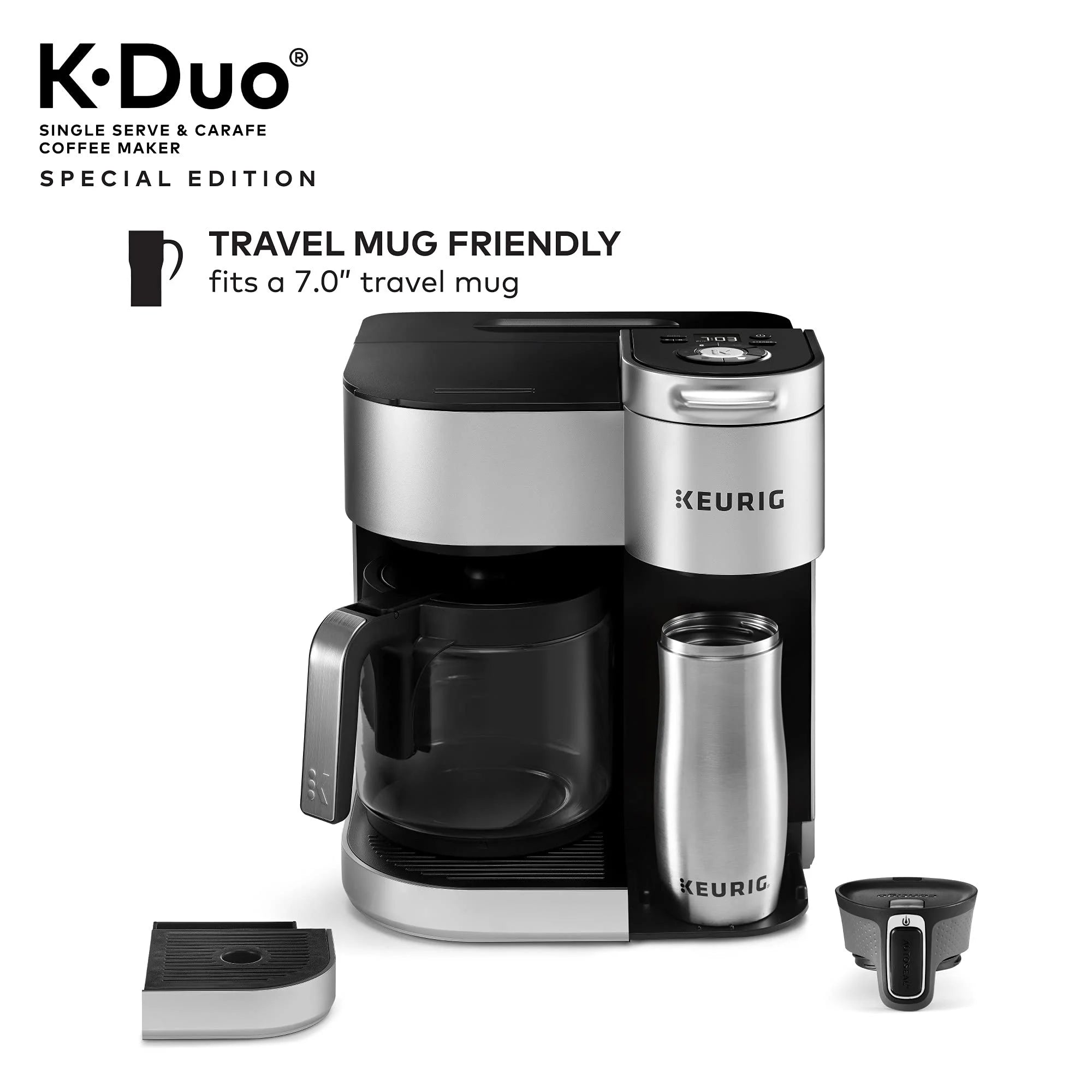 Silver Single Serve Coffee Maker Q281