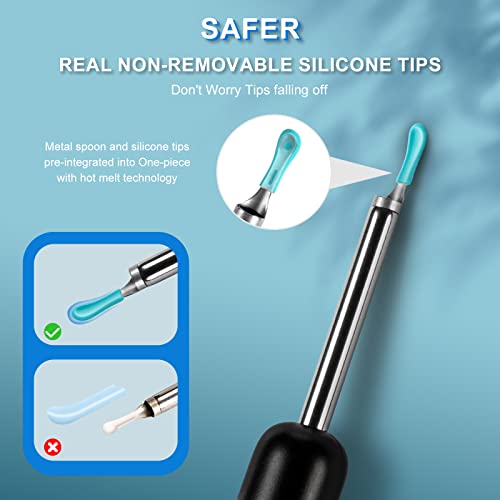 Black Wireless Otoscope with 1080P HD Camera F4614