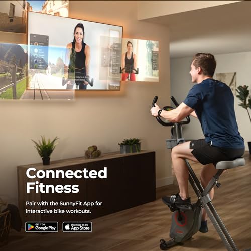 Foldable Magnetic Exercise Bike with Digital Monitor O602888