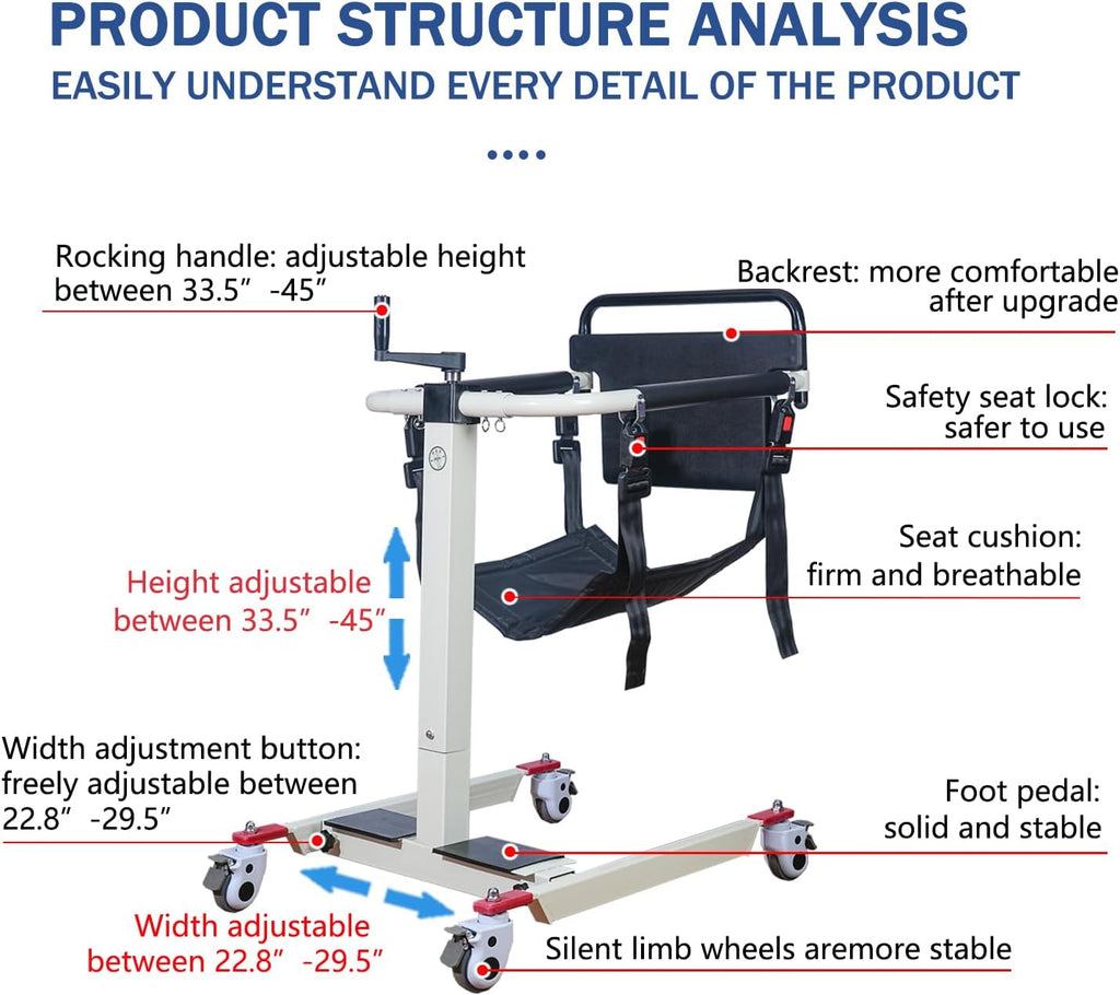 Patient Lift Transfer Chair K5972