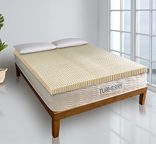King Size 3 inch Organic Latex Mattress Topper S69456