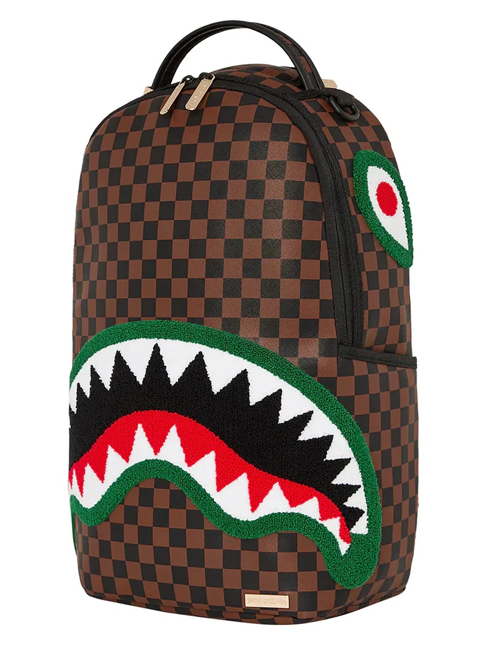 Brown Chenille Backpack F5140
