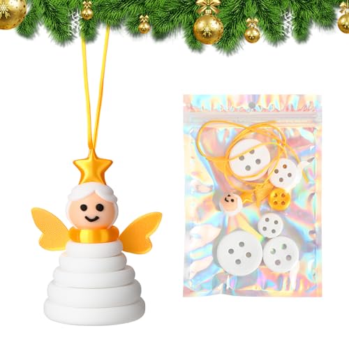 DIY Christmas Button Ornament Making Set, 4PCS L356600