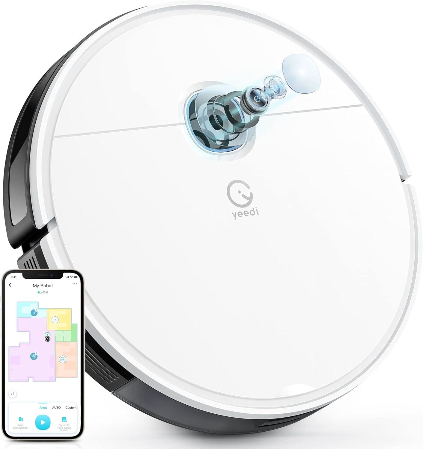 Robot Vacuum with 3000Pa Suction G825