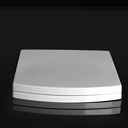 White Square Soft Close Toilet Seat Q23917
