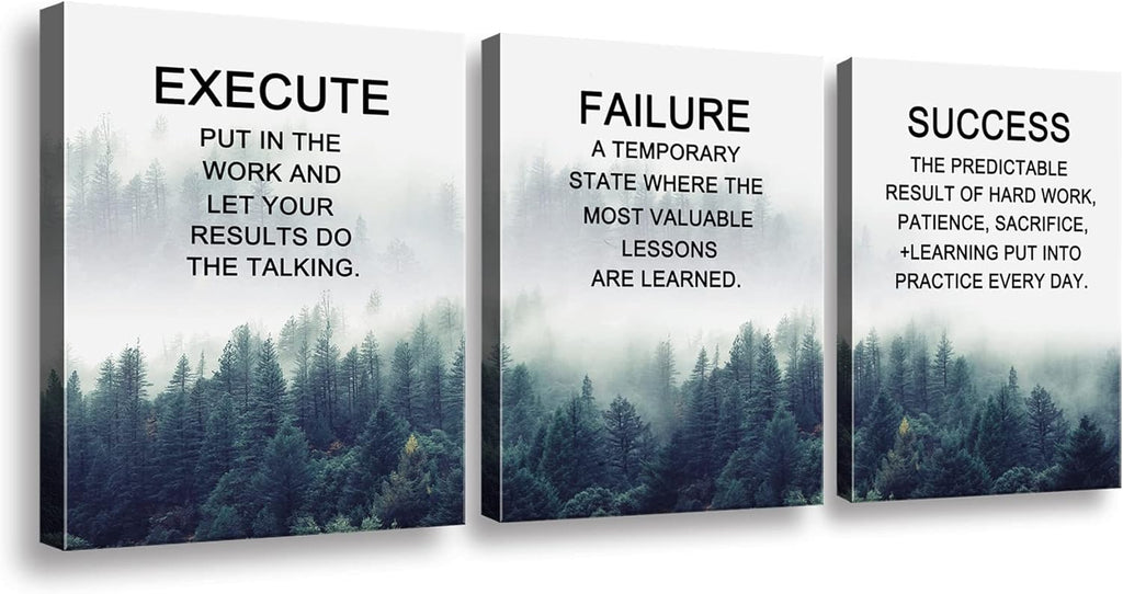 Set of 3 Canvas Wall Art X17257