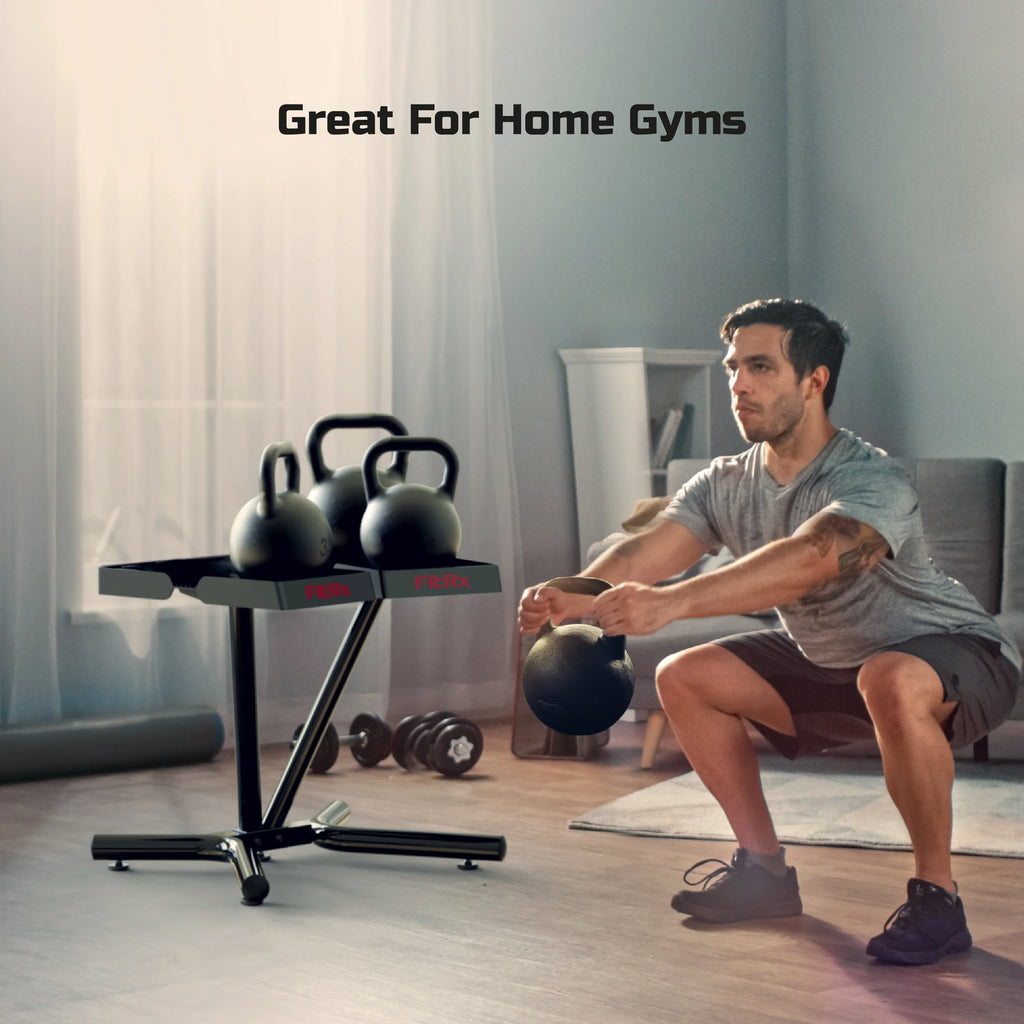Dumbbell and Kettlebell Weight Rack Stand I70052