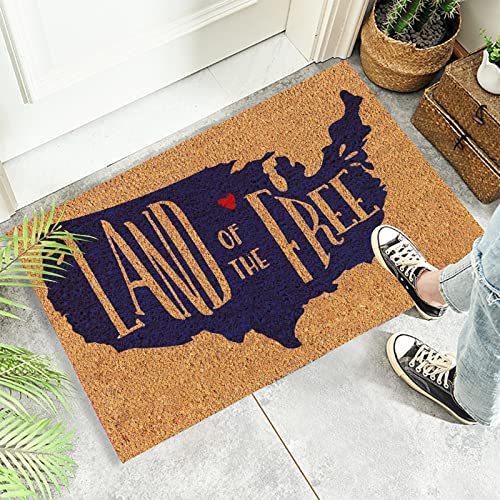 Patriotic 23×16 Inches Coir Door Mat Q2708