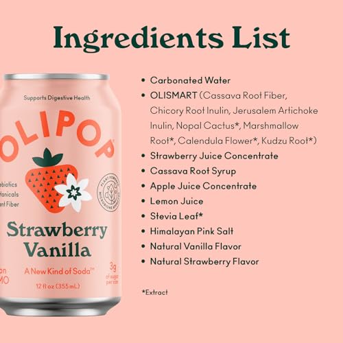 Prebiotic Soda, Peaches & Cream, 12 fl oz (12 Cans) M98807