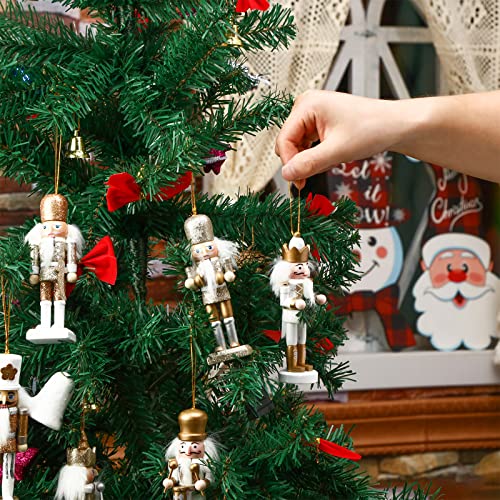10 Pcs Wooden Nutcracker Ornaments 5 Inch T1031