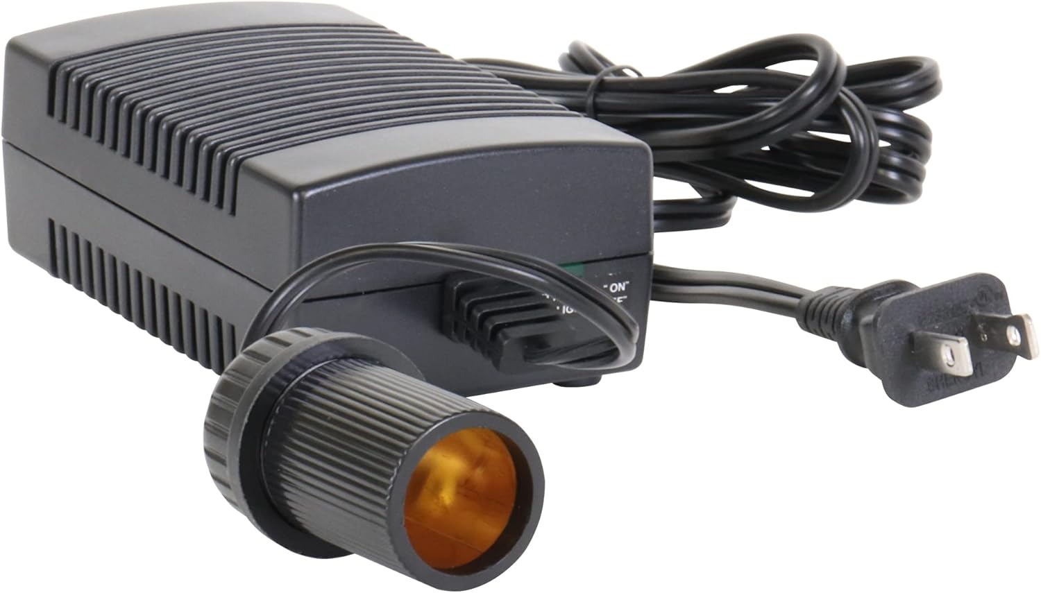 AC to DC converter, 110V to 12V power adapter with circuit breaker, 6ft cord S842118