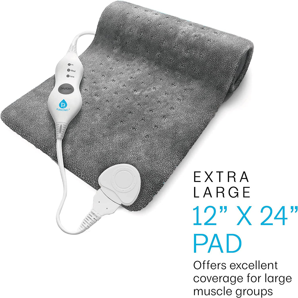 Red Light Therapy Neck Wrap and Fast-Heating Full Body Heating Pad
