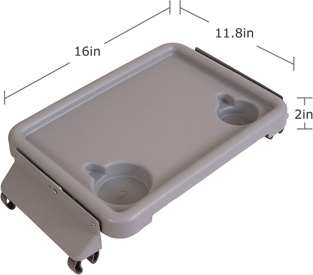 Walker Tray with Two Cup Holders, 16 x 11.8 Q7712