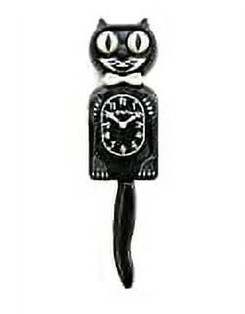 Black Vintage Cat Clock P481631