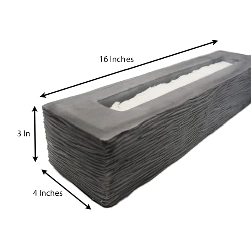 Large Rectangle Tabletop Fire Pit W23814