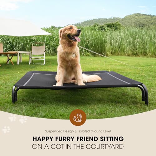 Elevated Dog Bed for Extra Large Dog with Breathable Mesh D795663