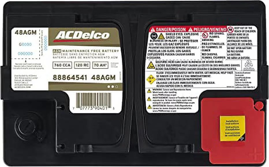 48AGM Vehicle Battery Z4785