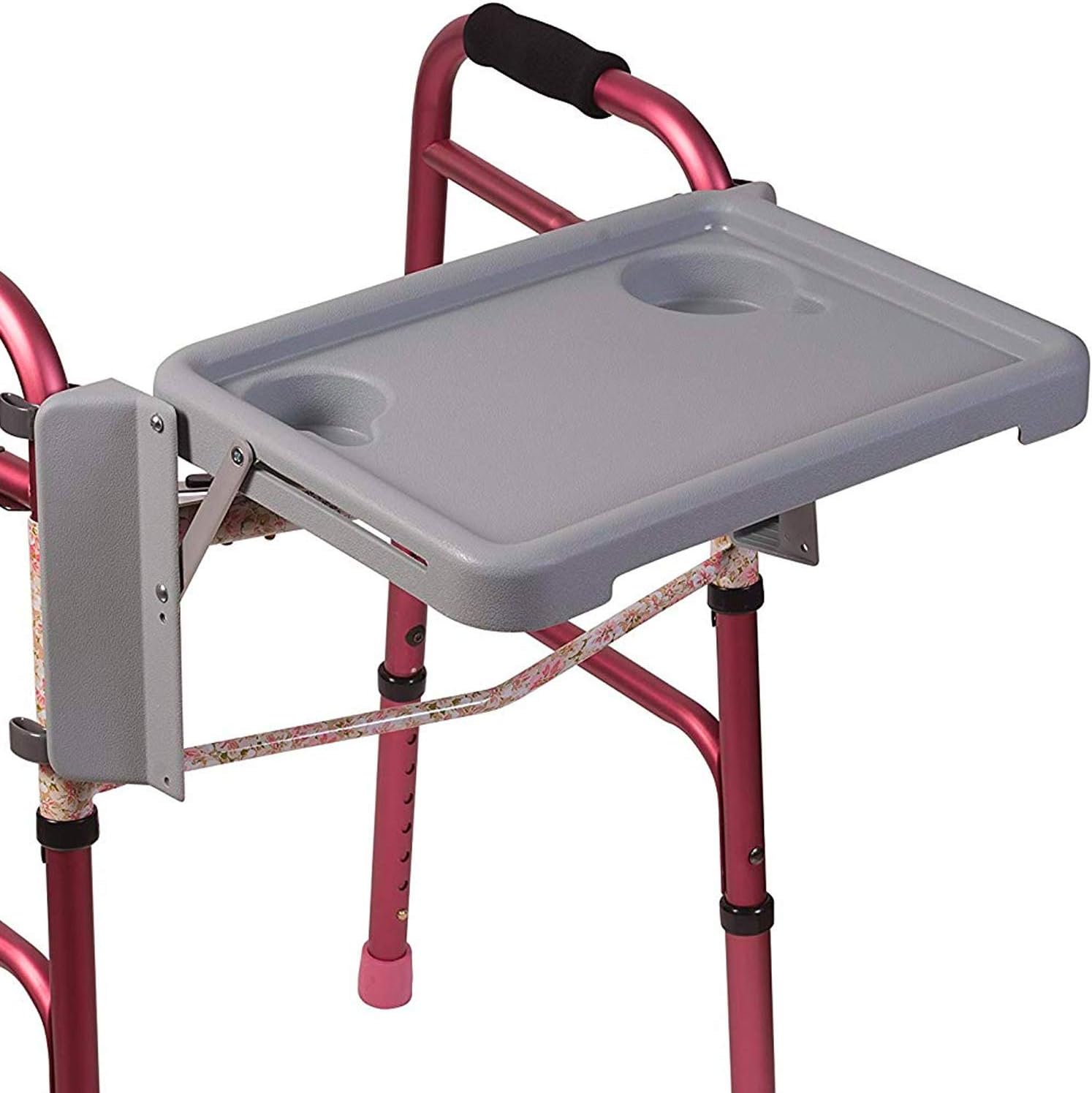 Walker Tray with Two Cup Holders, 16 x 11.8 Q7712