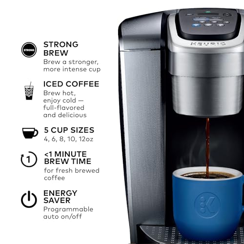 Brushed Slate Single Serve K-Cup Pod Coffee Maker R9786