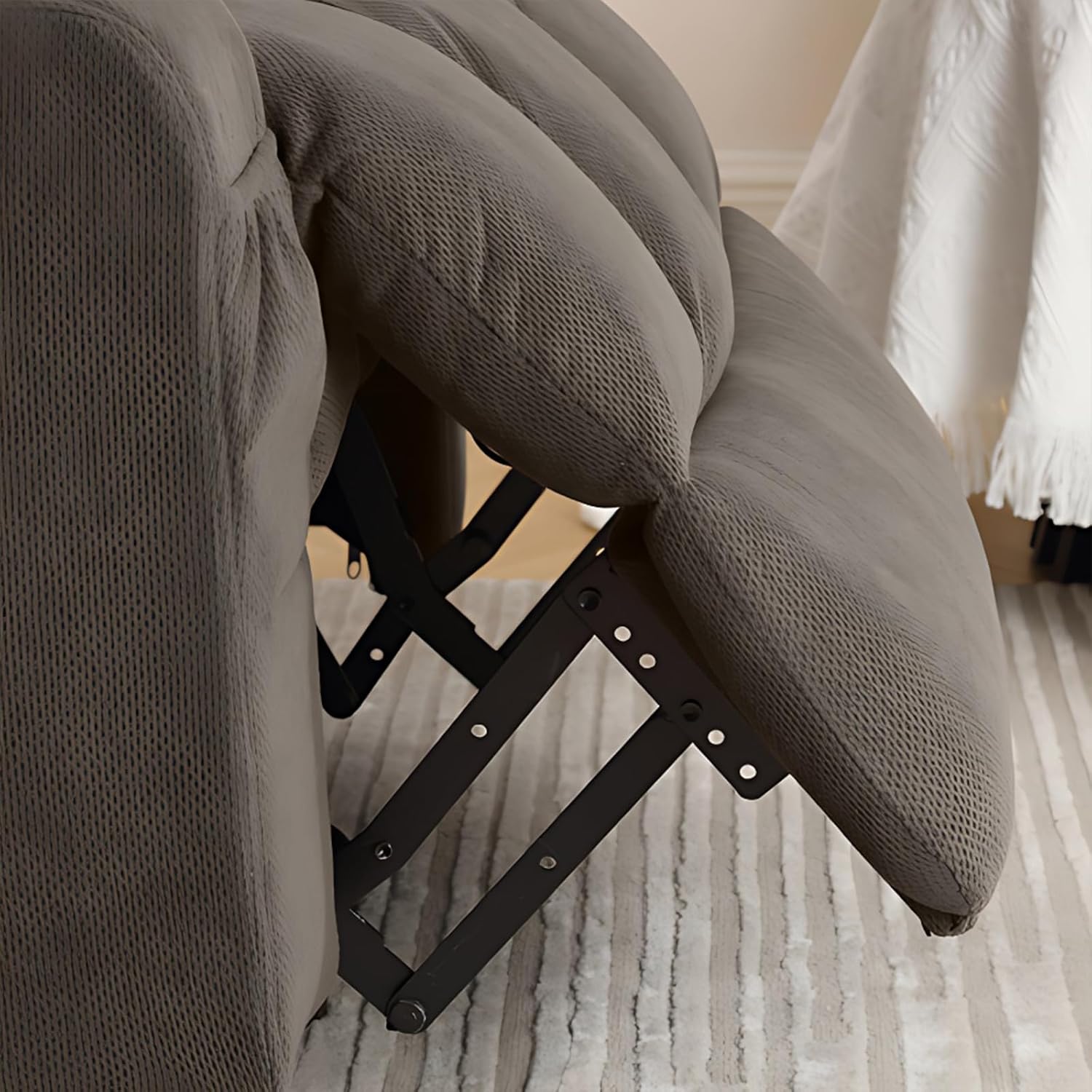 Brown Swivel Massage Recliner Sofa I206