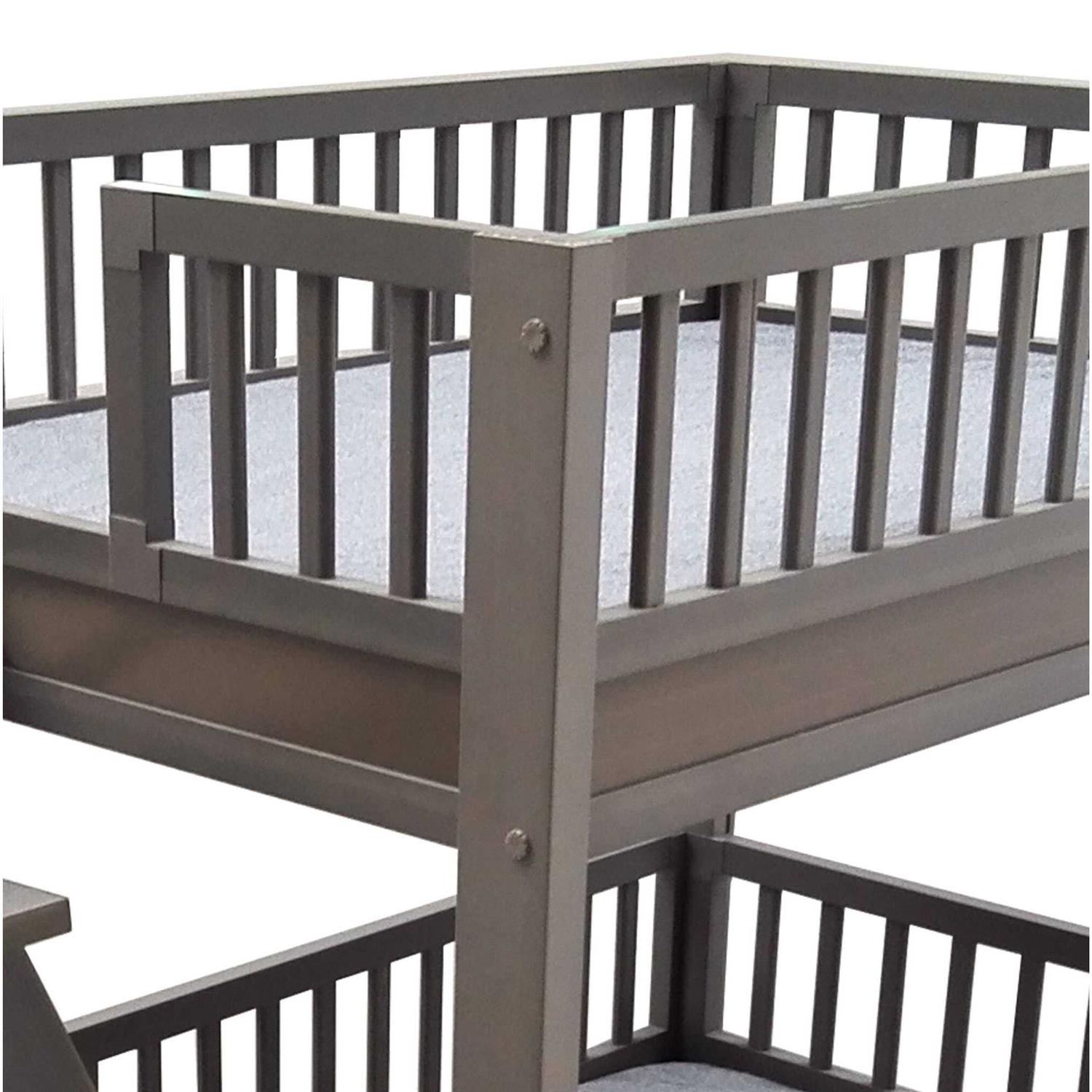 Dog Bunk Bed with Removable Cushions Q8627