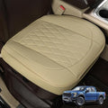 2pcs Front Car Seat Covers, PU Leather (Black) P90470