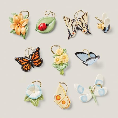 10-Piece Ornament Set, Multicolor I1433