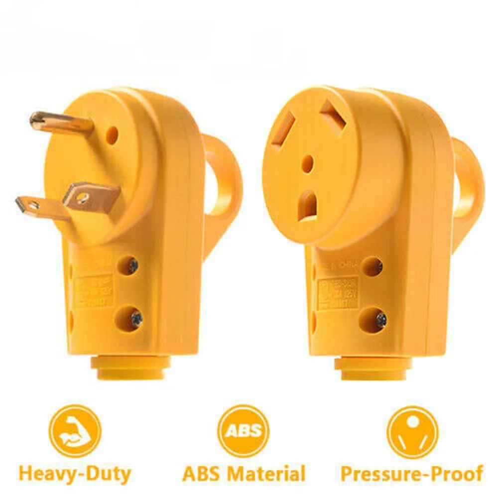 30 Amp 125V RV Power Cord Receptacle Plug V329491