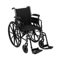 Light Weight Wheelchair with Flip Back Removable Arms M360
