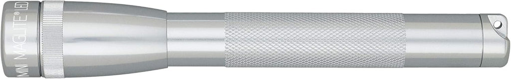 Silver Mini LED 2-Cell AA Flashlight with Holster H6714