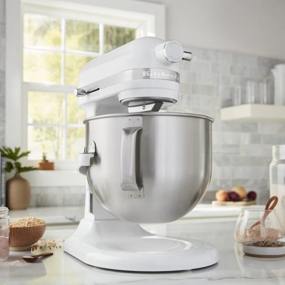 White 7-Quart Bowl-Lift Stand Mixer T2198
