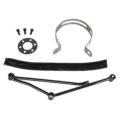 High Performance Exhaust System Muffler for GY6 50cc Scooter Moped (Black) I267