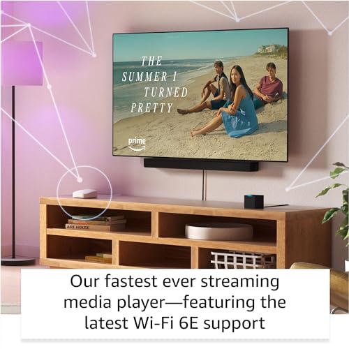 Fire TV Cube with Wi-Fi 6E, 4K Ultra HD A35584