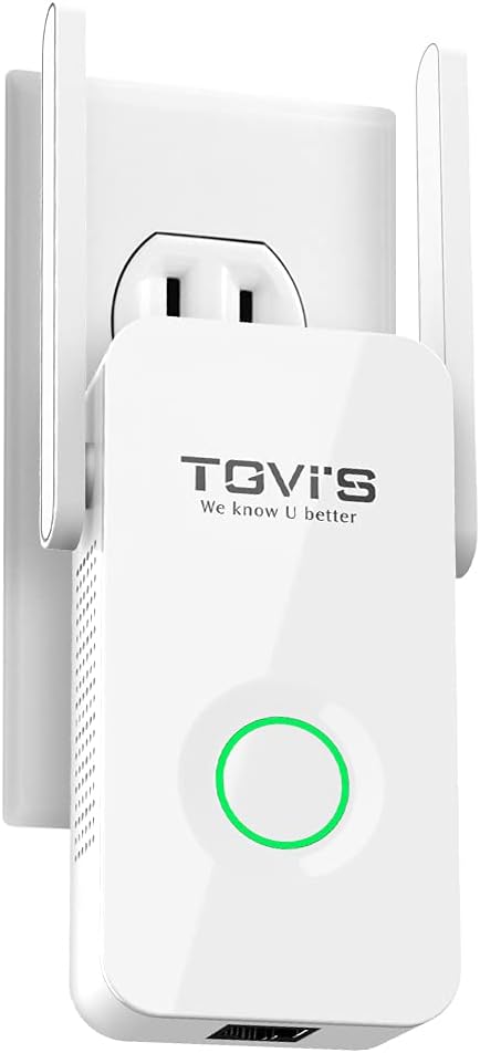 WiFi Extender 1200 Mbps Dual Band with Ethernet Port Pack of 2 A138068