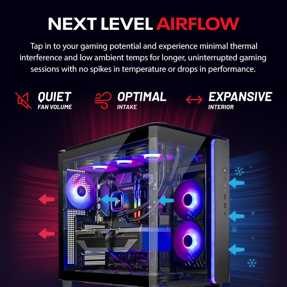 Ryzen 7 7700X RTX 4070 Ti Super 16GB 1TB Gen4 SSD 32GB DDR5 RAM 750W Gold PSU Gaming PC Desktop M266240