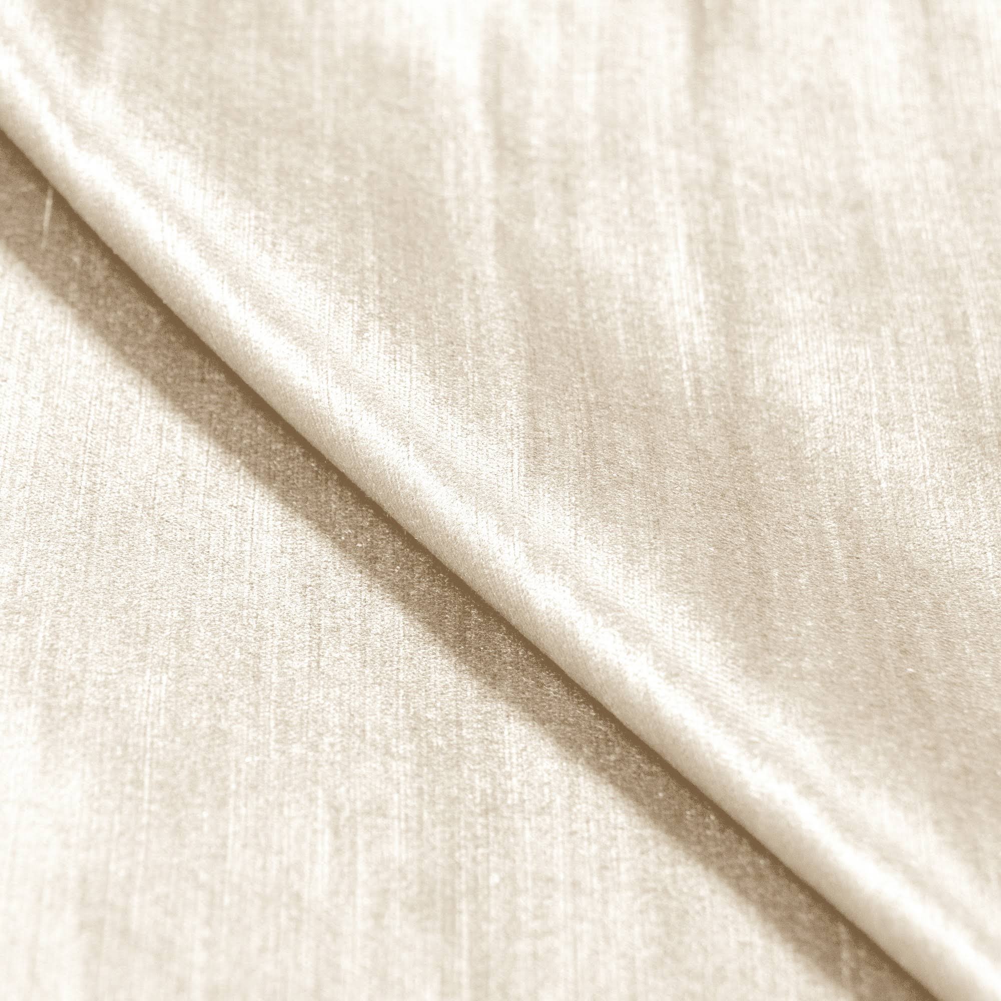 Cream Velvet Queen Headboard A46157