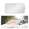 Car Sun Shade Windshield with Opening H500
