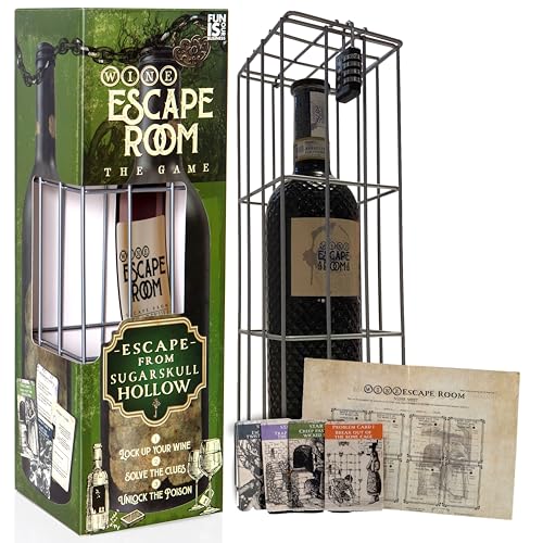 Escape Room Game Wine Bottle Puzzle Box G8598
