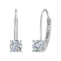 1/2 Carat Diamond Leverback Drop Earrings in 10K Gold W4476
