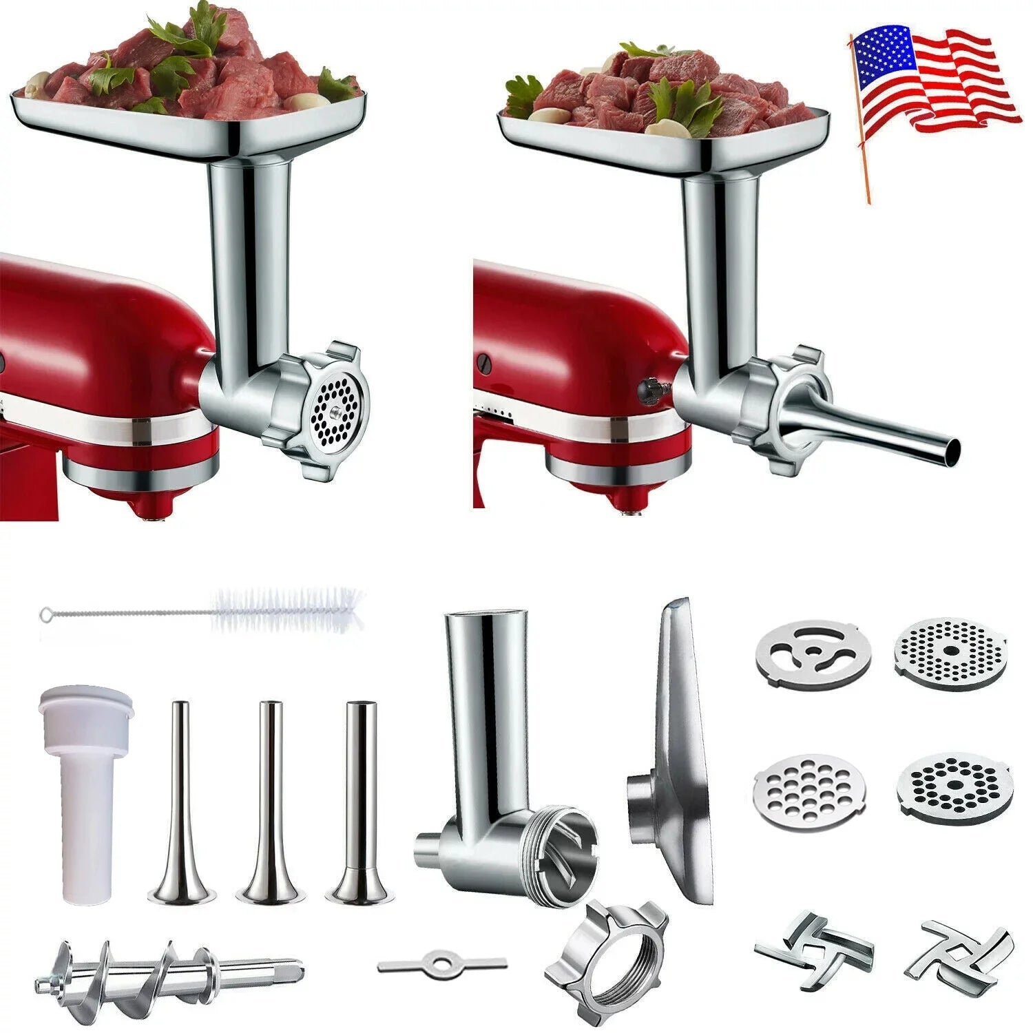 Meat Grinder Attachment for KitchenAid Stand Mixers K6107
