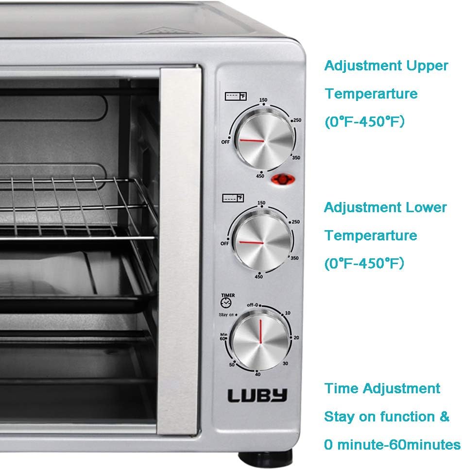 Silver 55L French Door Toaster Oven M639