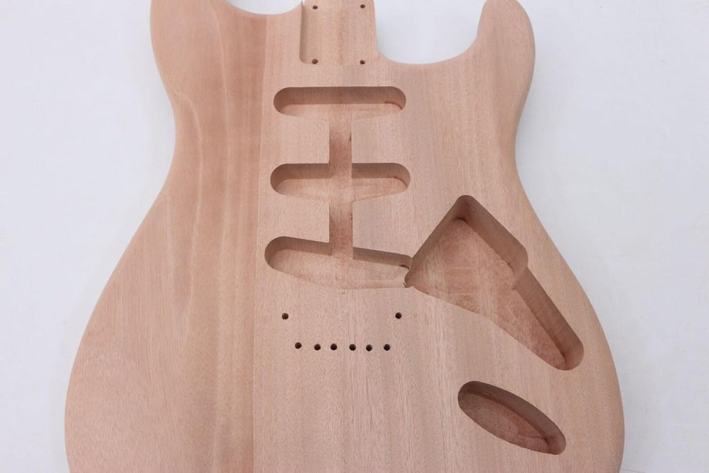 Unfinished Mahogany Electric Guitar Body F84941