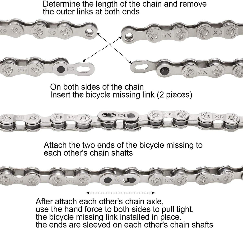 Bike Repair Chain Tool Set with Chain Checker and Link Plier X998929