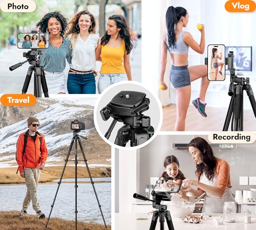 67" Aluminum Phone Tripod with Wireless Remote Carry Bag K754609